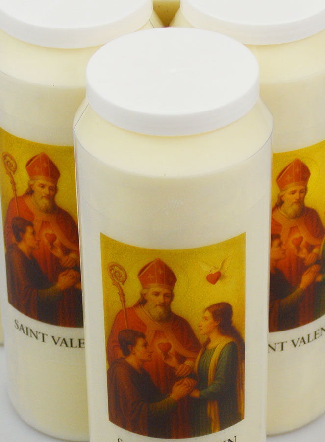 Lot de 10 Bougies de Neuvaine à Saint Valentin (pic 4)