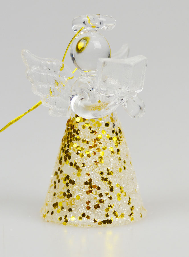 Lot de 6 Anges de Noël à Suspendre - 4,5cm (pic 4)