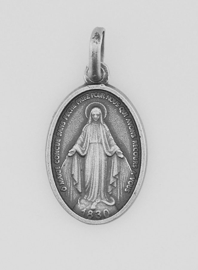 Médaille Miraculeuse de la Rue du Bac en Argent - 18mm (pic 1)