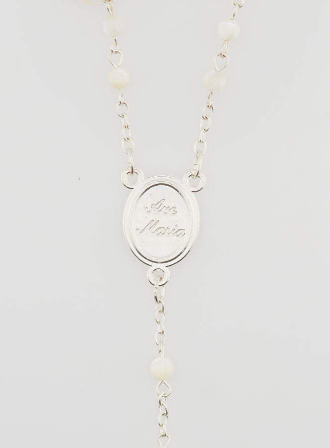 Chapelet Vierge Miraculeuse en Nacre Véritable (pic 4)