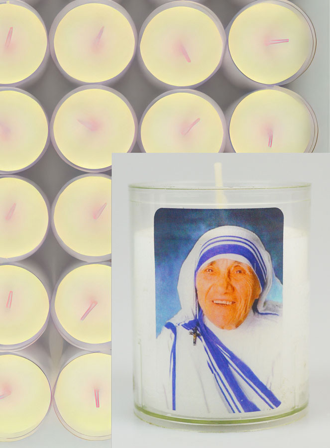 Lot de 10 Bougies Veilleuses Sainte Mère Teresa (pic 3)