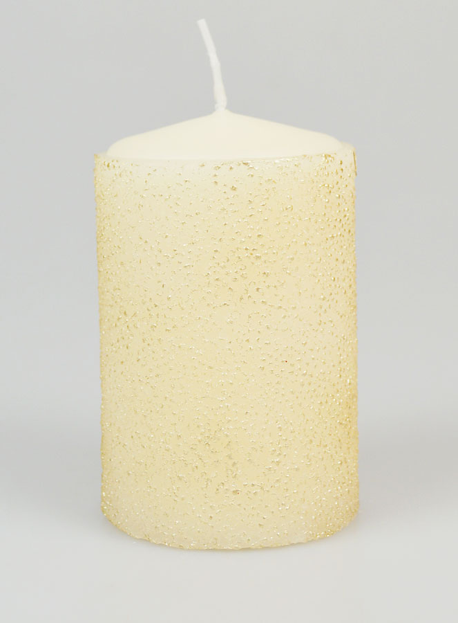 Bougie de Décoration Luxe - Ivoire & Or (pic 1)