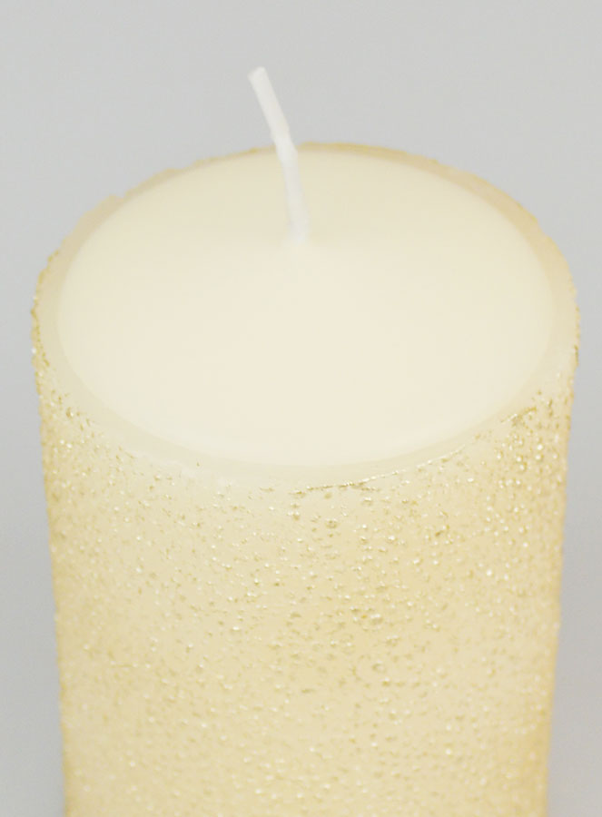 Bougie de Décoration Luxe - Ivoire & Or (pic 4)