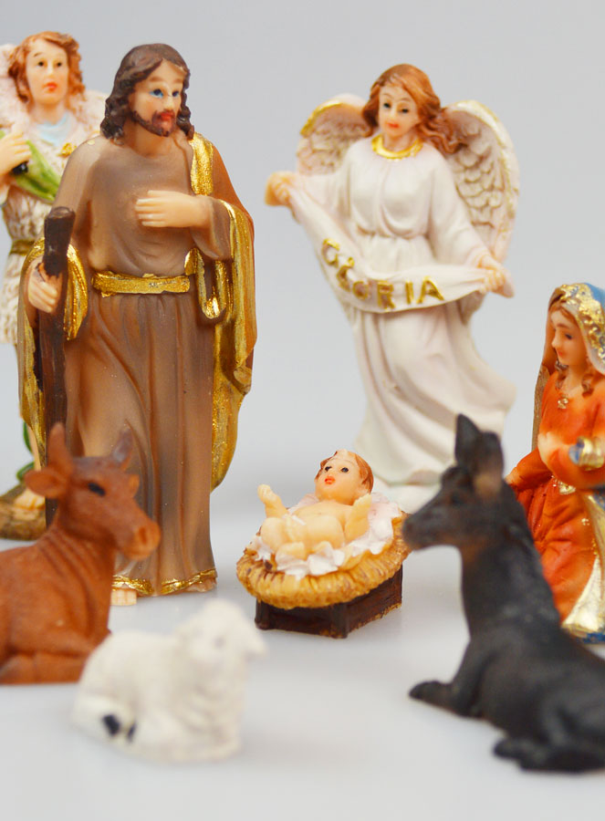 Crèche de Noël 11 Santons - 8cm (pic 4)