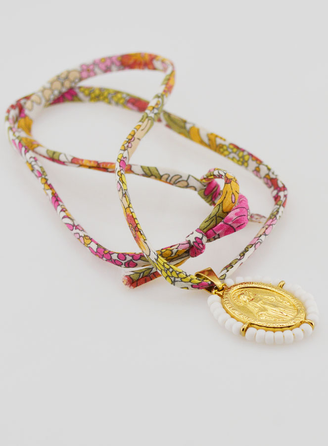 Collier Religieux Cordon Liberty - Miraculeuse Perlée (pic 4)