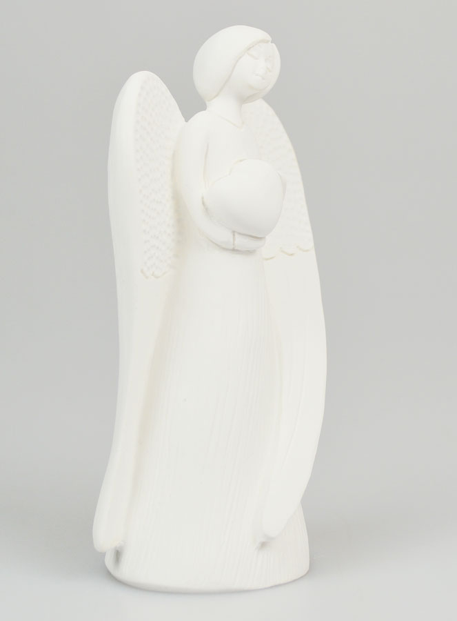 Statue Moderne Ange Gardien - 13cm (pic 3)