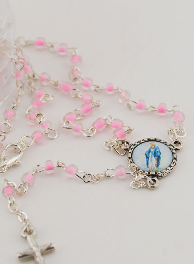 Chapelet Enfant & Statue de la Vierge Miraculeuse (pic 3)
