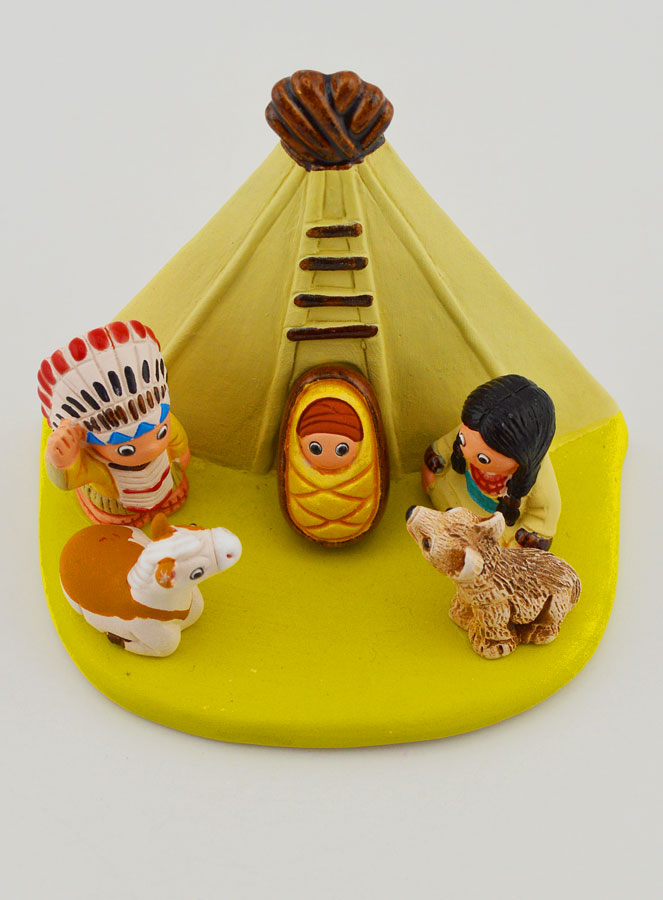 Crèche de Noël du Monde - Nativité Apache (pic 2)