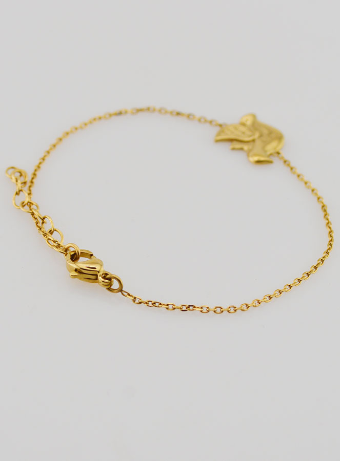 Bracelet Colombe du Saint Esprit - Inox Doré (pic 4)