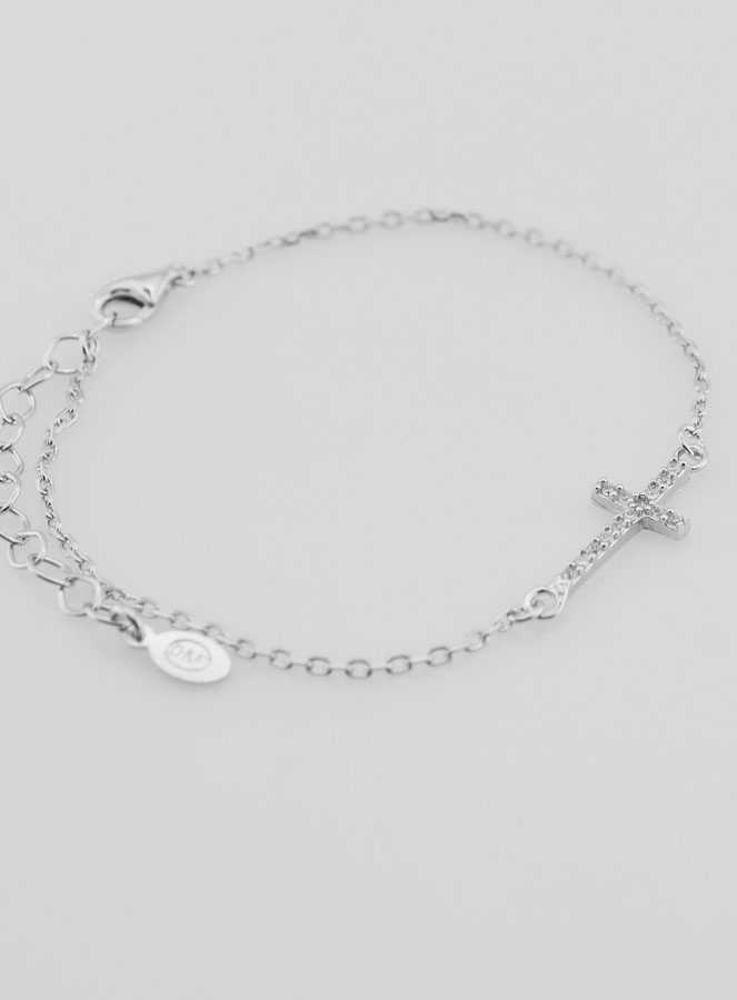 Bracelet Religieux Avec Croix - Argent 925 (pic 3)