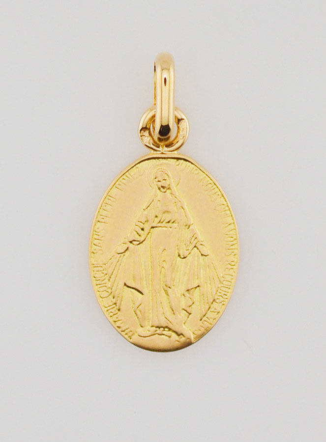 Médaille Miraculeuse Or 18k - 15mm (pic 1)