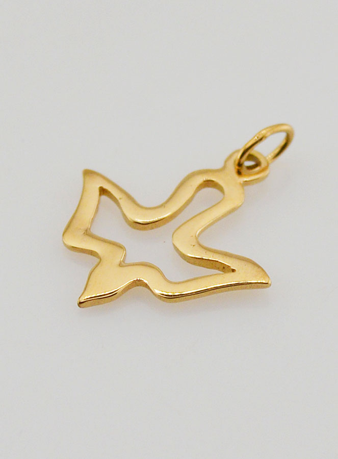 Médaille du Saint Esprit en Inox Doré (pic 3)