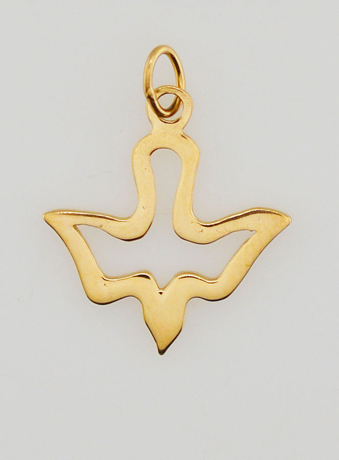 Médaille de Confirmation - Saint Esprit  17mm (pic 1)