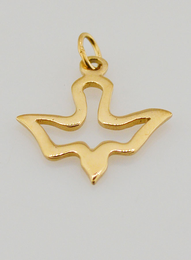 Médaille de Confirmation - Saint Esprit  17mm (pic 2)