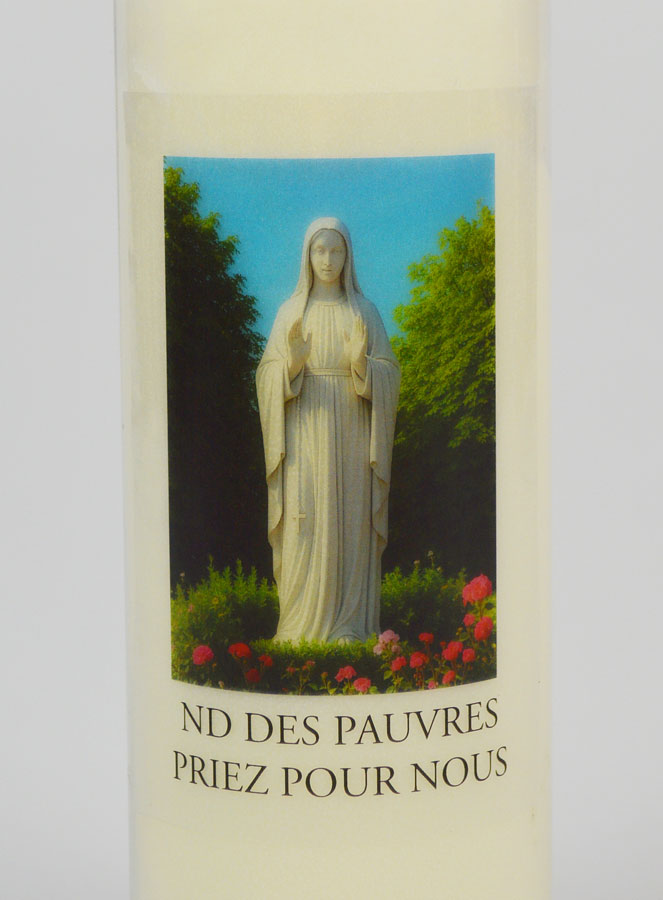 Bougie de Neuvaine à Notre Dame des Pauvres (pic 3)