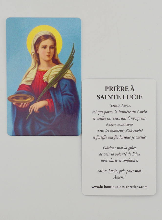 Carte de Prière à Sainte Lucie (pic 3)