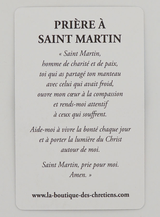 Carte de Prière à Saint Martin (pic 2)