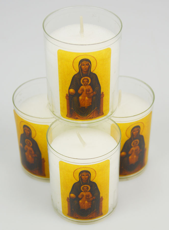 Lot de 4 Bougies Veilleuses Notre Dame de Montserrat (pic 2)