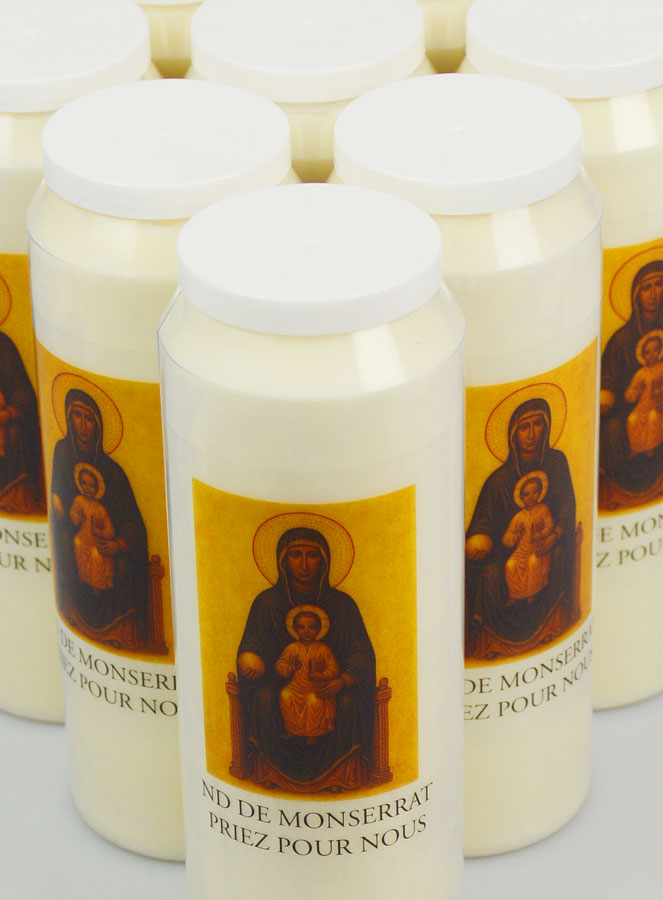 Lot de 20 Bougies de Neuvaine ND de Montserrat (pic 4)