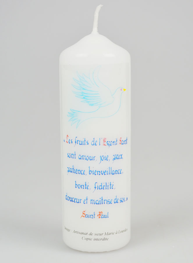 Cadeau de Confirmation - Cierge Citation 12cm (pic 1)