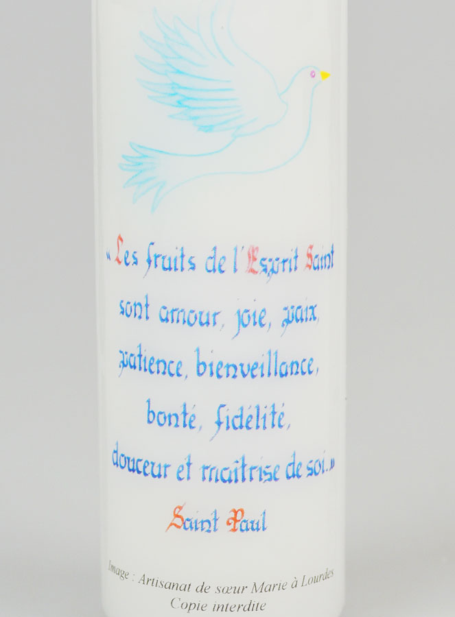 Cadeau de Confirmation - Cierge Citation 12cm (pic 3)