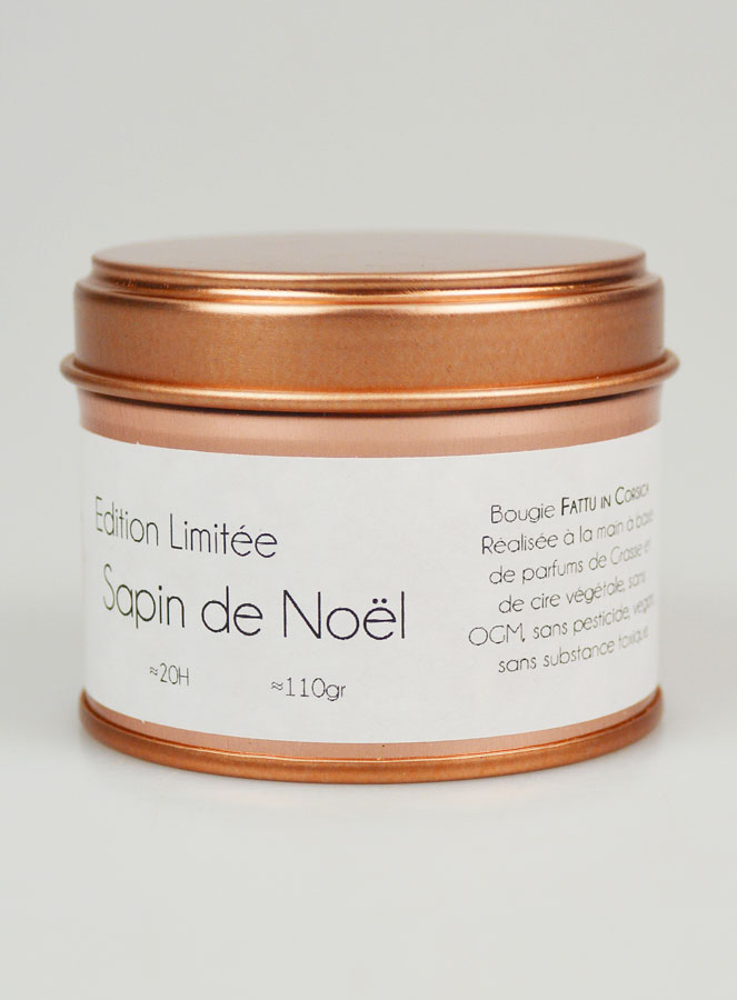 Bougie Parfumée Artisanale - Sapin de Noël (pic 1)