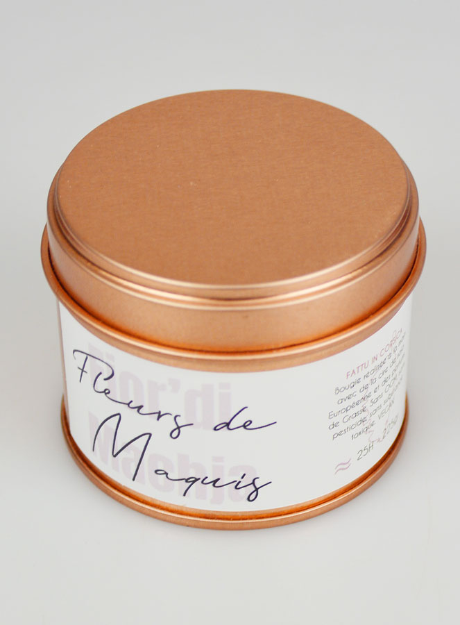 Bougie Parfumée Artisanale - Fleurs du Maquis (pic 2)