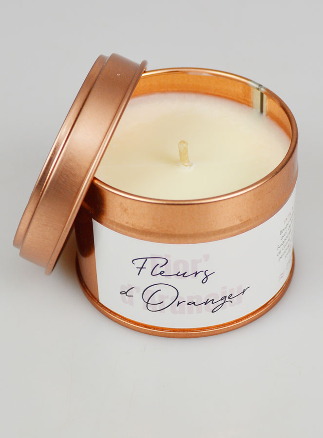 Bougie Parfumée Artisanale - Fleur d'Oranger (pic 4)