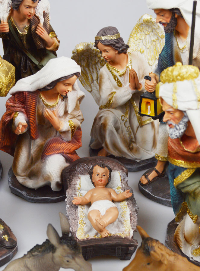 Crèche de Noël Complète 11 Santons - 30cm (pic 2)