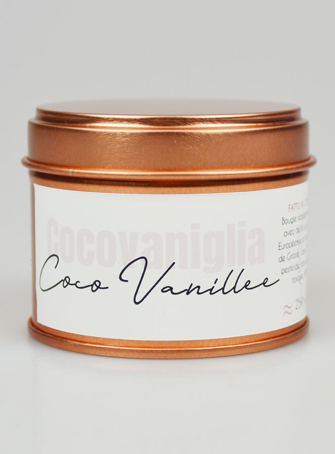 Bougie Parfumée Artisanale - Coco Vanille (pic 2)