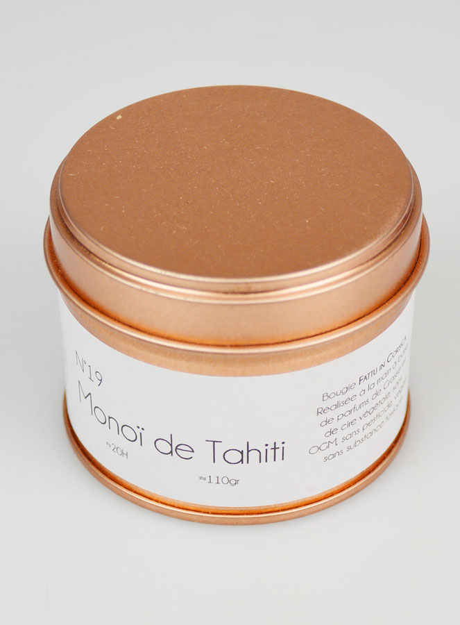 Bougie Parfumée Artisanale - Monoï de Tahiti (pic 3)