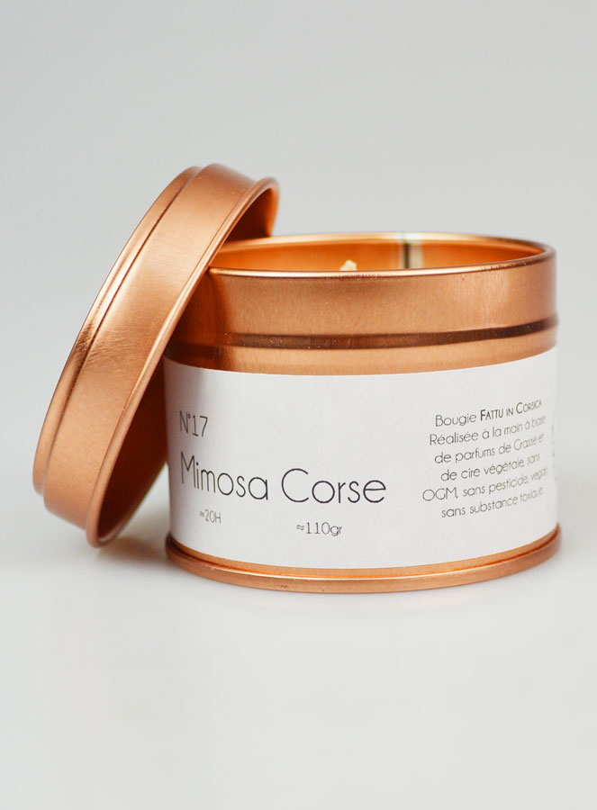 Bougie Parfumée Artisanale - Mimosa Corse (pic 1)