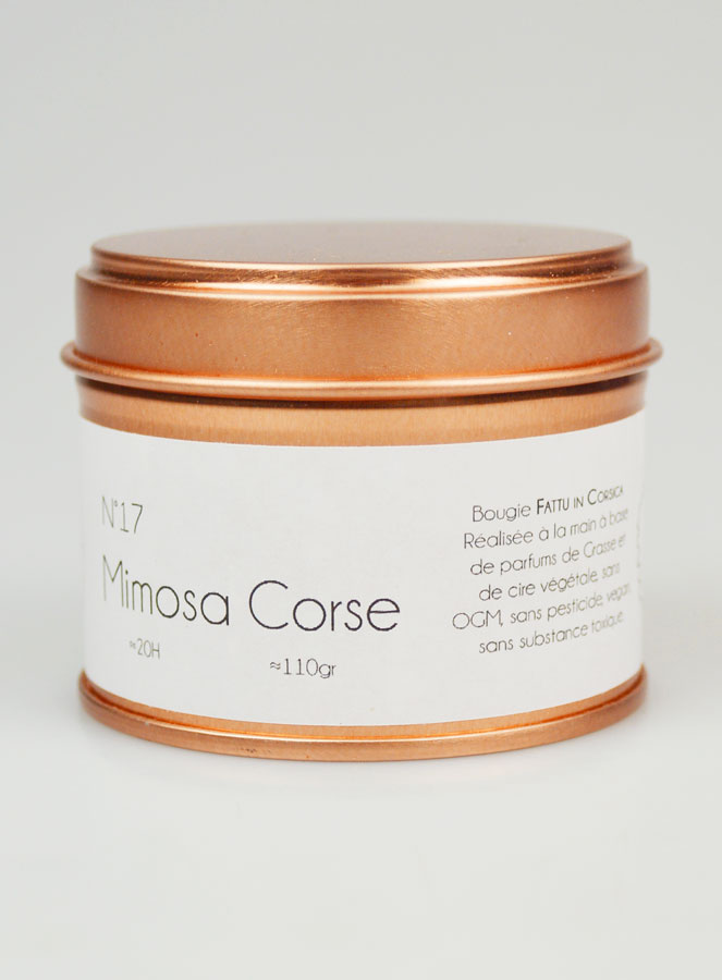Bougie Parfumée Artisanale - Mimosa Corse (pic 2)