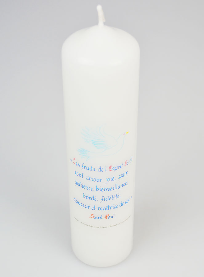 Cadeau de Confirmation - Cierge Citation 20cm (pic 2)