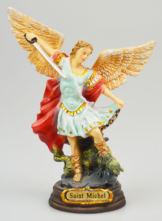 Statue de Saint Michel Archange - 12cm (pic 1)