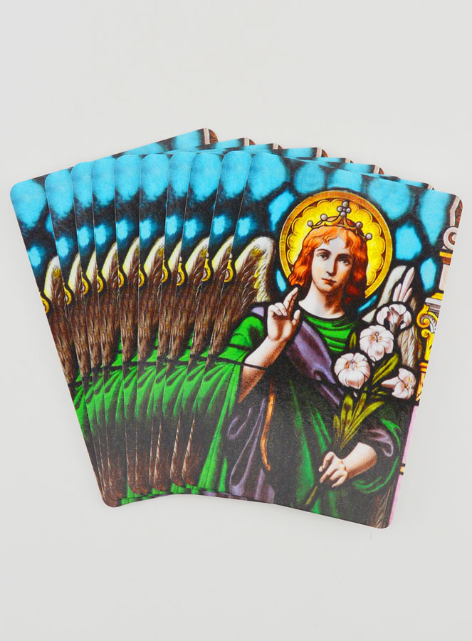 Lot de 10 Cartes de Prière à Saint Gabriel Archange (pic 1)