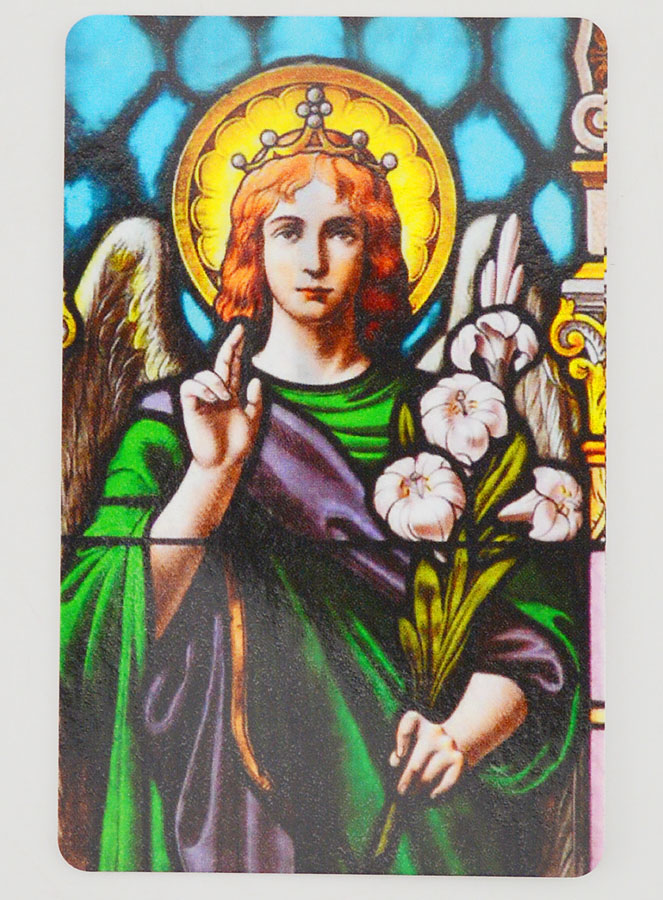 Lot de 10 Cartes de Prière à Saint Gabriel Archange (pic 3)