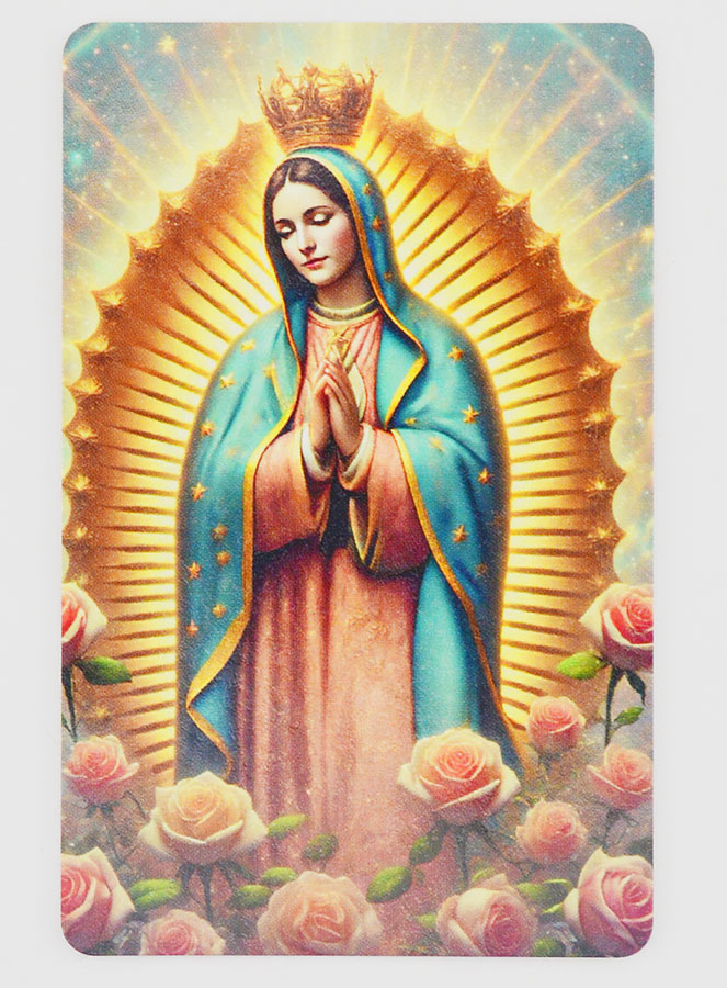 Lot de 10 Cartes de Prière à Notre Dame de Guadalupe (pic 3)