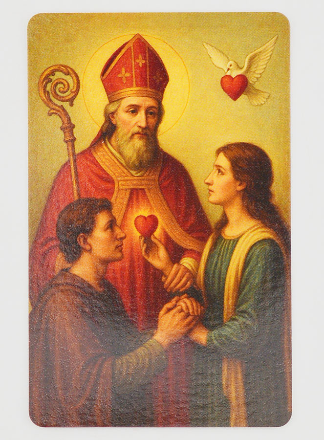 Lot de 10 Cartes de Prière à Saint Valentin (pic 3)