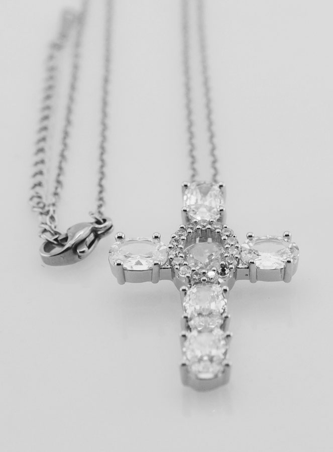 Collier Religieux en Laiton Avec Croix (pic 4)