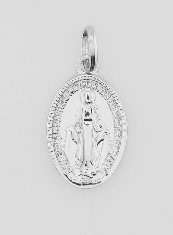 Médaille Miraculeuse en Argent 925 - 18mm (pic 1)