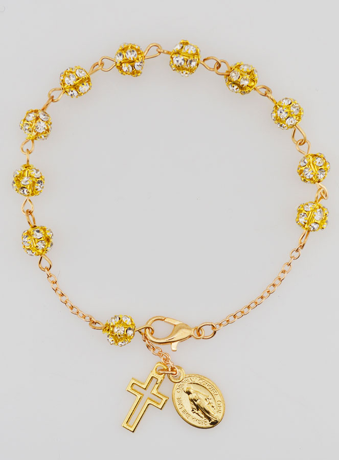 Bracelet Avec Croix & Médaille Miraculeuse (pic 1)