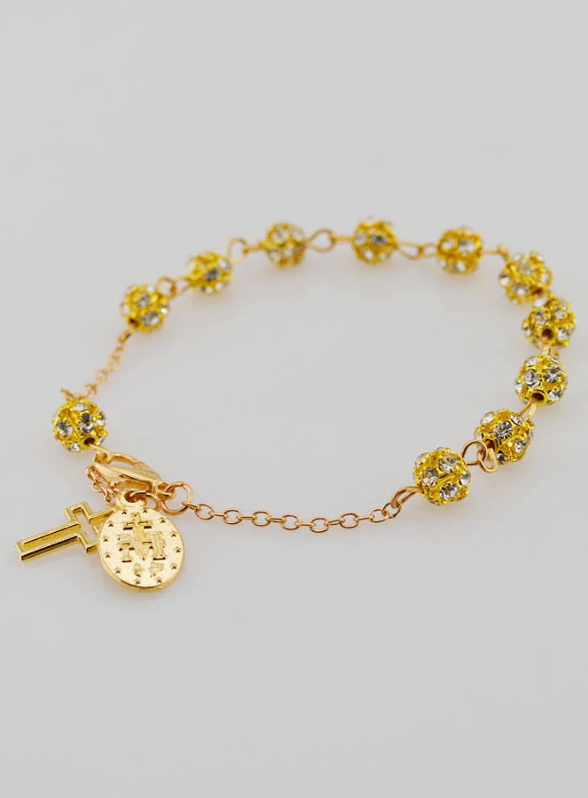 Bracelet Avec Croix & Médaille Miraculeuse (pic 4)