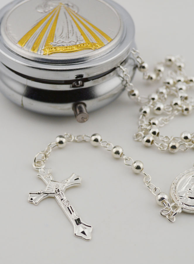 Chapelet & Boîte Christ Miséricordieux (pic 4)