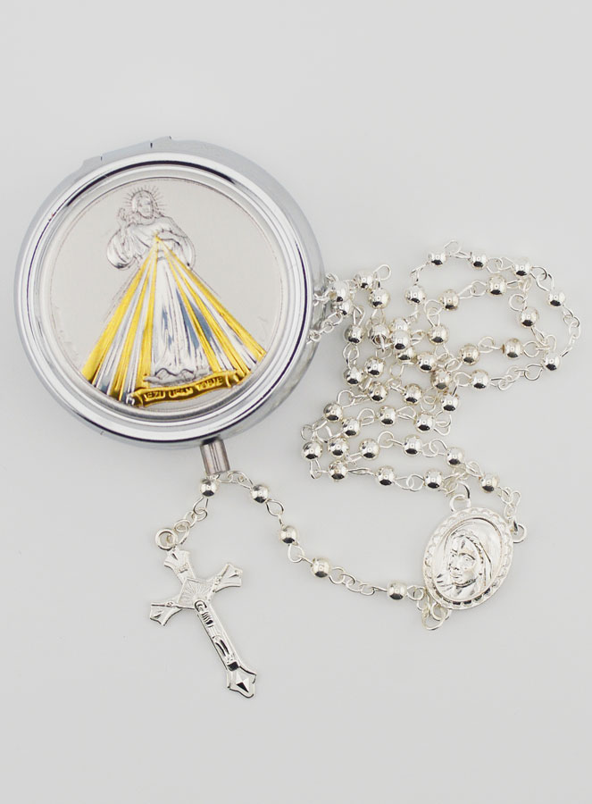 Custode Christ Miséricordieux & Chapelet (pic 1)