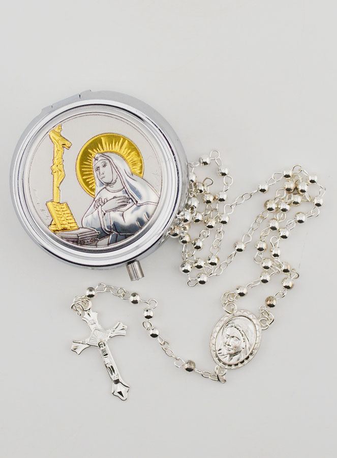 Chapelet & Boîte Sainte Rita (pic 1)