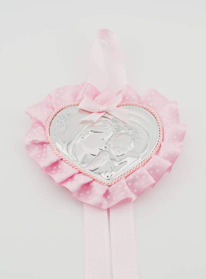 Cadeau de Baptême - Médaille de Berceau Vierge à l'Enfant (pic 2)