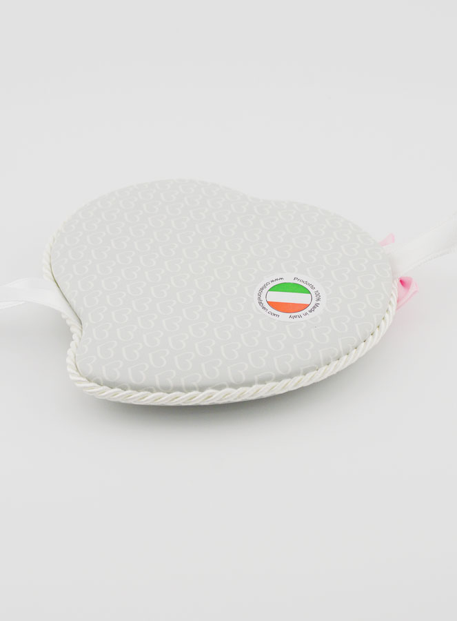 Cadeau de Baptême Fille - Médaille de Berceau Cuir - Ange Lanterne (pic 4)