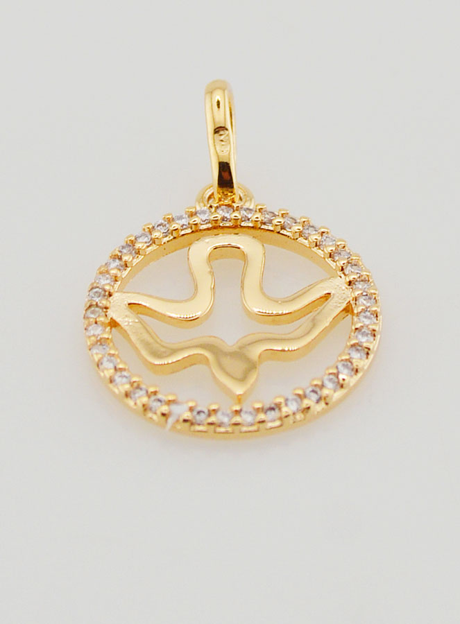 Médaille de Confirmation Ajourée 15mm - Esprit Saint (pic 2)