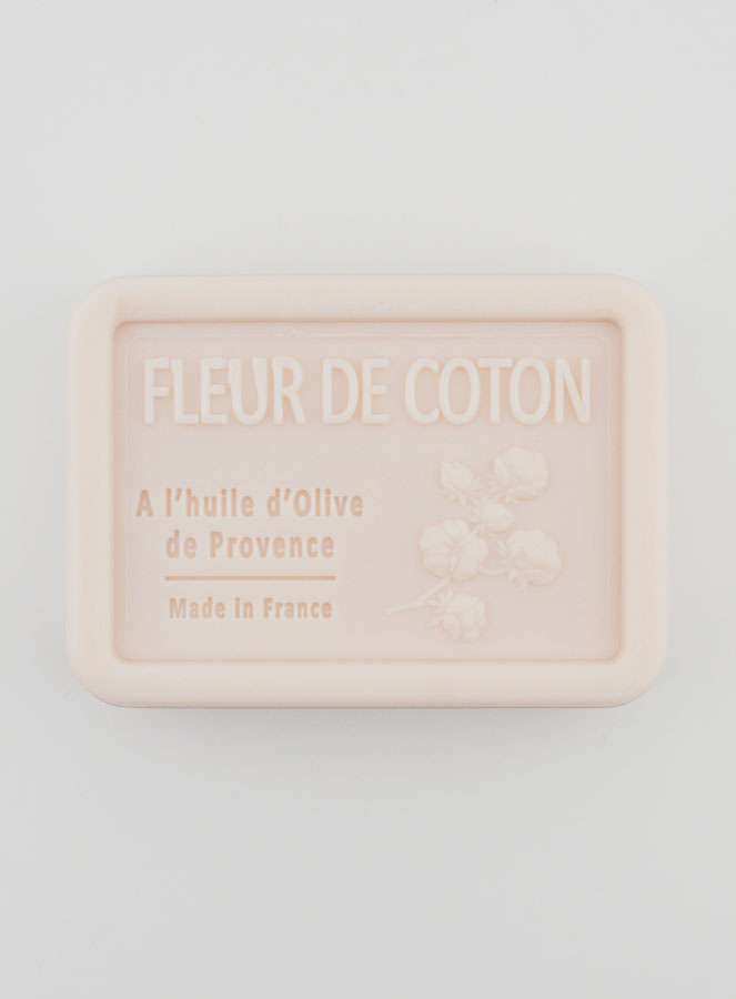 Savon à l'Huile d'Olive AOP & Fleur de Coton - 120g (pic 1)